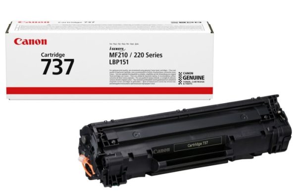 Canon 737 Toner Cartridge – Genuine Black Toner